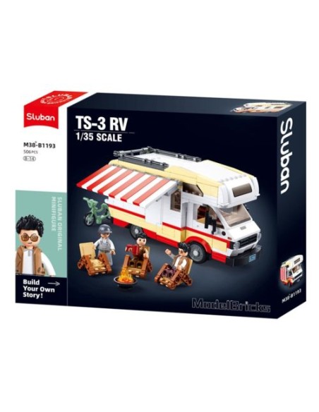 FURGONETA DE CAMPING 1 35 506 PZS MODEL BRICKS