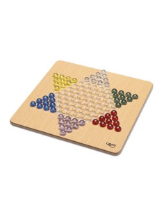 DAMAS CHINAS MADERA METAL BOX