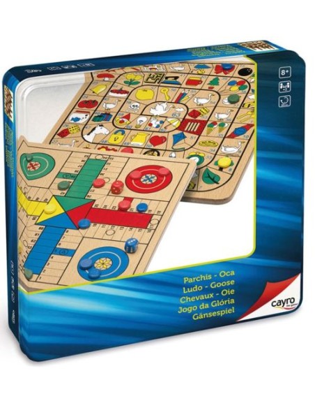 PARCHIS OCA DE MADERA METAL BOX