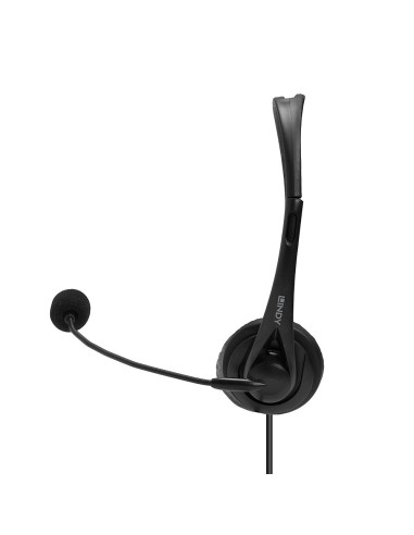 20432 auricular y casco Auriculares Alámbrico Oficina/Centro de llamadas Negro