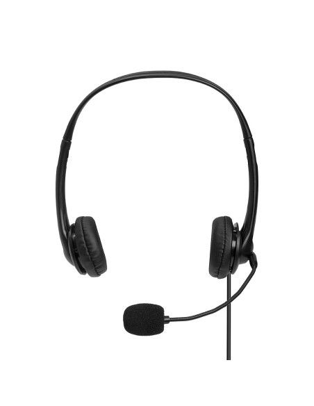 20432 auricular y casco Auriculares Alámbrico Oficina/Centro de llamadas Negro