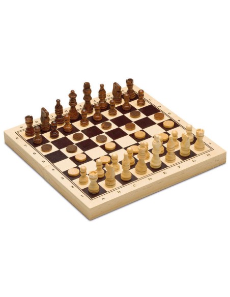 3 EN 1 AJEDREZ DAMAS Y BACKGAMON
