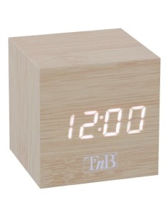 CLOCKSQWD despertador Reloj despertador digital Madera