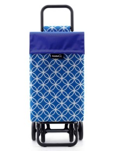 10015 Geo Negro, Azul Bolsa para carrito de la compra