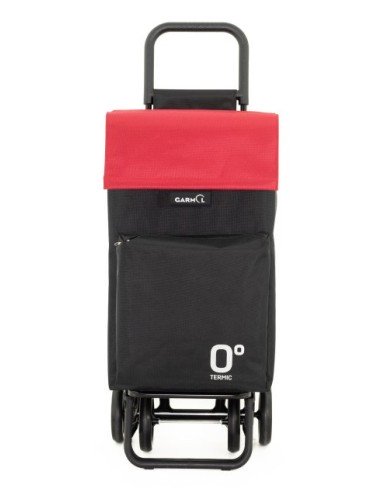 10015 Travel Negro, Rojo Bolsa para carrito de la compra