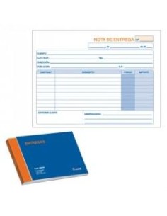 DOHE TALONARIO ENTREGAS CUARTO APAISADO DUPLICADO AUTOCOPIATIVO -10U-