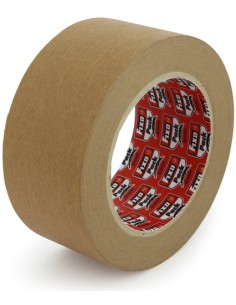 CINTA EMB.FIXO PAPEL 50x50 MARRON - Pack de 6 unidades