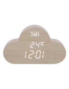 CLOCKCLWD despertador Reloj despertador digital Madera