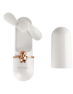 HF 2500 ventilador y nebulizador personal de mano Oro, Blanco Ventilador de mano