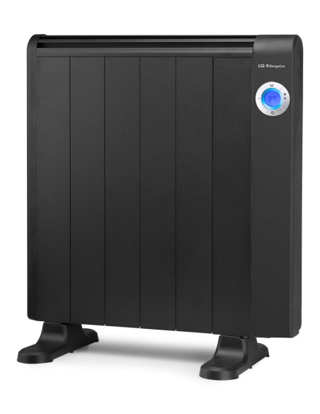 RRW 1005 calefactor eléctrico Interior Negro 1000 W Radiador sin aceite