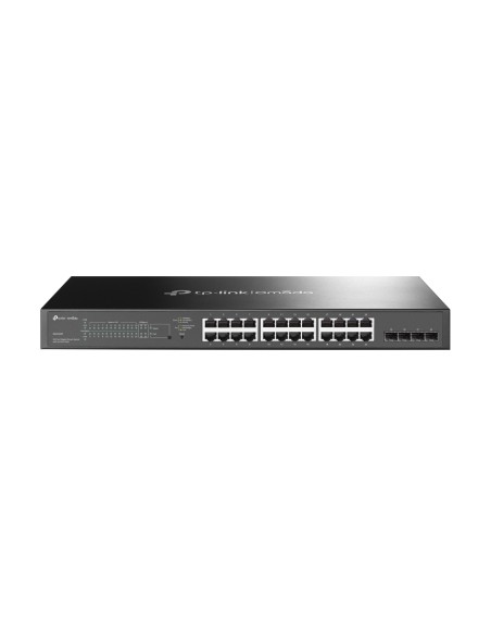 Omada TL-SG2428P Gestionado L2/L2+ Gigabit Ethernet (10/100/1000) Energía sobre Ethernet (PoE) 1U Negro