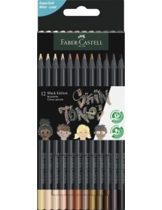LAPICES COLOR FABER CASTELL B.E. SKIN E/ - Pack de 5 unidades