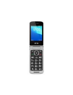 Prince 4G 7,11 cm (2.8") 130 g Negro, Plata Teléfono básico