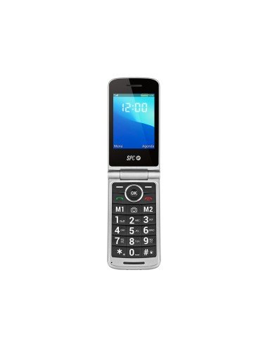 Prince 4G 7,11 cm (2.8") 130 g Negro, Plata Teléfono básico