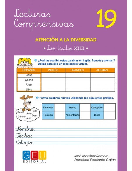 Lecturas comprensivas 19