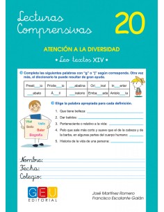 Lecturas comprensivas 20