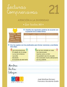 Lecturas comprensivas 21