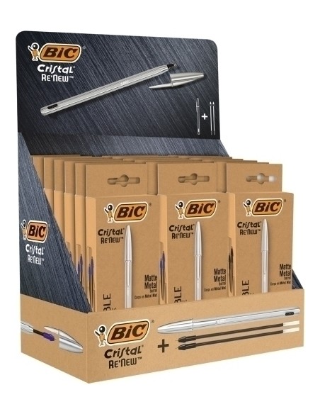 BOLIG.BIC CRISTAL RE´NEW METAL EXP.21