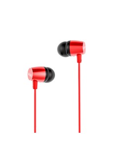 ESTM-30RD auricular y casco Auriculares Alámbrico Dentro de oído Llamadas/Música/Deporte/Uso diario Rojo