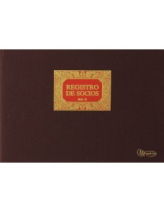 5013 registro comercial (libro) Marrón 100 hojas