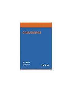 DOHE TALONARIO CAMAREROS BOLSILLO NATURAL SENCILLO -10U-