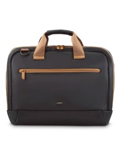 Ultra Lightweight 35,8 cm (14.1") Maletín Toploader Beige, Negro