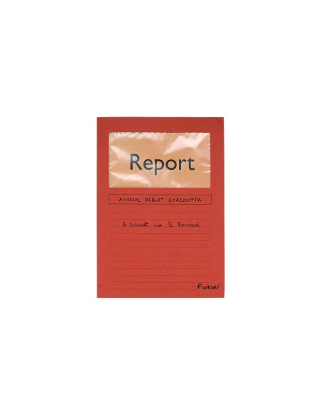 50255E carpeta Caja de cartón Rojo A4