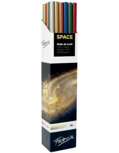 EXP 30 rollos papel kraft verjurado 1x3M SPACE 6C