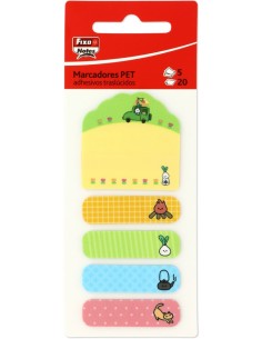 BLISTER 5 TIRAS ADHESIVAS TRANSLUCIDAS 45X45 12X45 DISENO