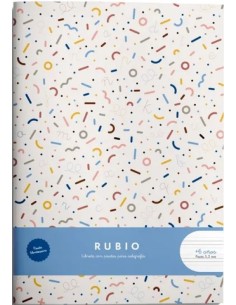 LIBRETA A4 44H 80G PAUTA MONTESSORI 35MM CON MARGEN