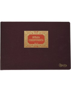 5042 registro comercial (libro) Bronce, Marrón 100 hojas