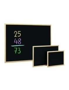 PIZARRA NEGRA MARCO PINO 40x60 cm