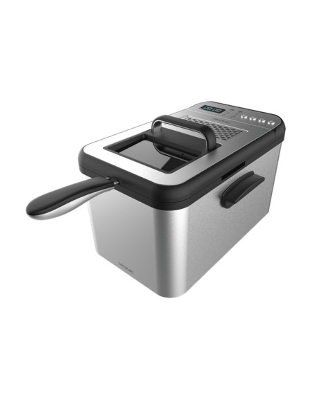 Cleanfry Luxury 4000 Sencillo 4,2 L Independiente 3270 W Freidora Negro, Acero inoxidable