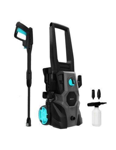 08136 Limpiadora de alta presión o Hidrolimpiadora Vertical Eléctrico 426 l/h 1400 W Negro, Gris