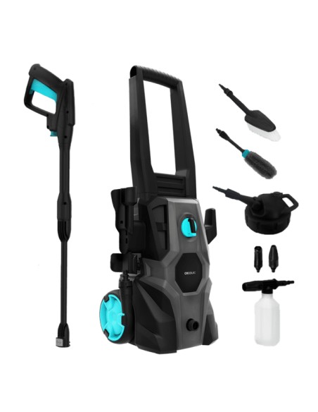 08137 Limpiadora de alta presión o Hidrolimpiadora Vertical Eléctrico 468 l/h 1600 W Negro, Gris