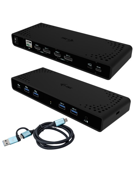 Universal Dual 4K Display Docking Station + Power Delivery 85W