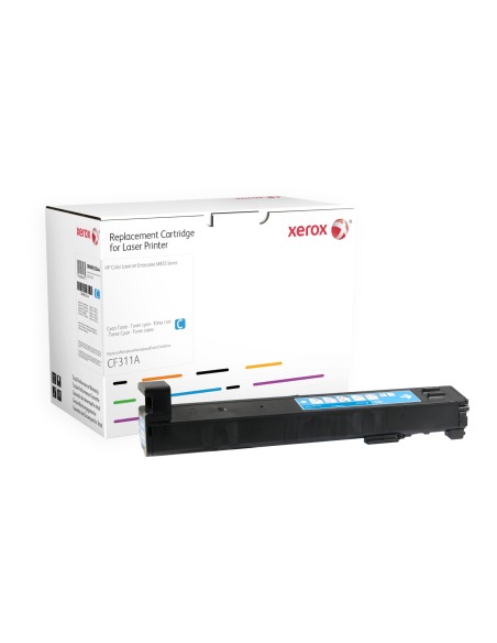 Cartucho de tóner cian. Equivalente a HP CF311A. Compatible con HP Colour LaserJet M855
