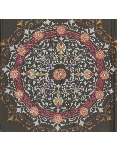Cuaderno mandala negro iman