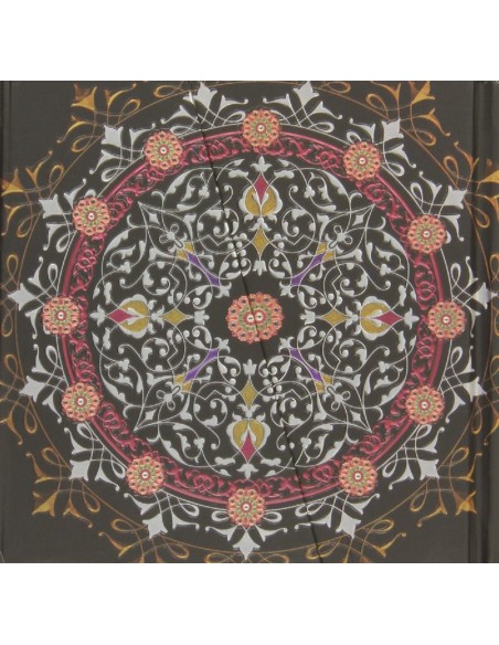 Cuaderno mandala negro iman