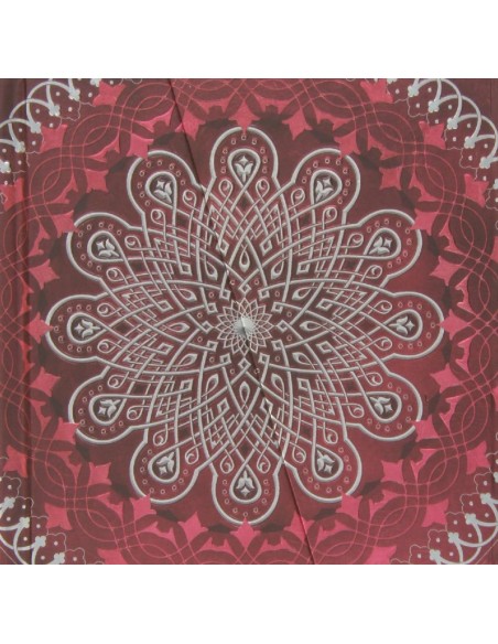 Cuaderno mandala surtido rojo malva