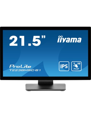 ProLite T2238MSC-B1 pantalla para PC 54,6 cm (21.5") 1920 x 1080 Pixeles Full HD LED Pantalla táctil Negro