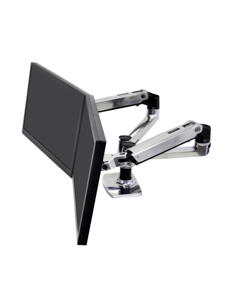 LX Series 45-245-026 soporte para monitor 68,6 cm (27") Plata Escritorio