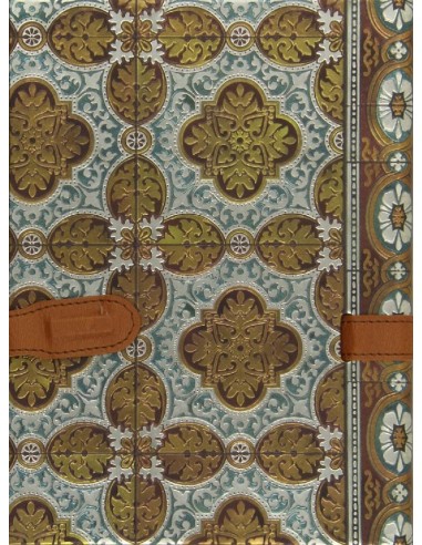 Cuaderno azulejos Portugal con broche