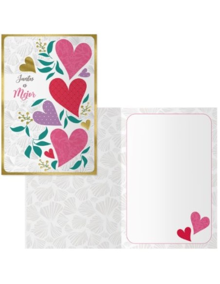 Pack 6 tarjetas felicitacion Modelo Every juntos