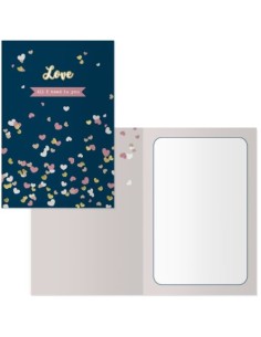 Pack 6 tarjetas felicitacion Modelo Valentin aire