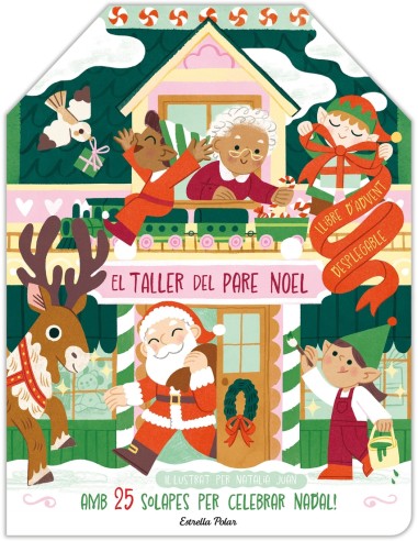 El taller del Pare Noel Llibre d Advent desplegable