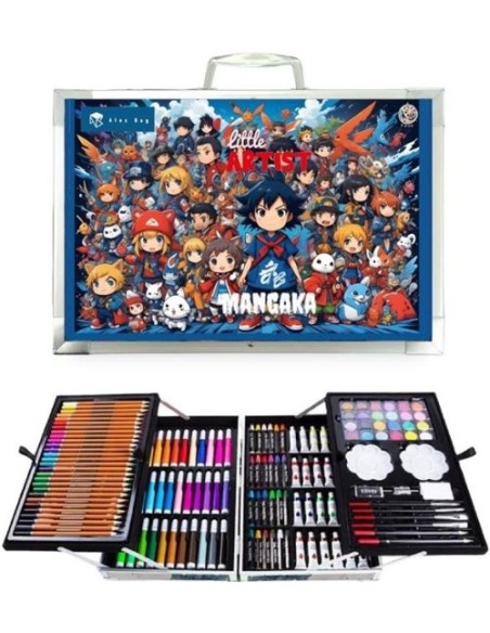 Set aluminio art studio artist manga con 145 piezas