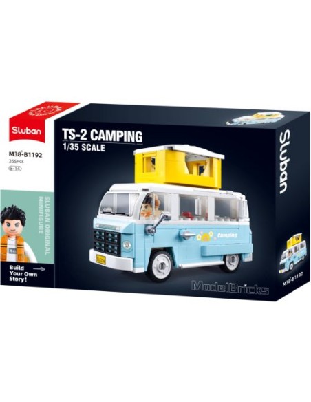 FURGONETA DE CAMPING TS2 1 35 265 PZS MODEL BRICS