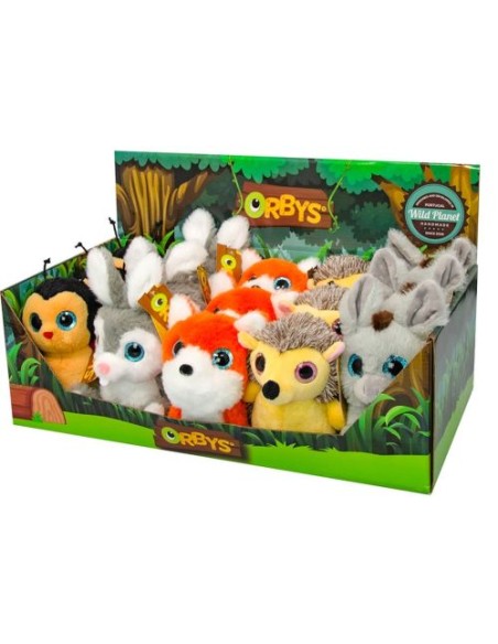 EXP 12 PELUCHES ORBYS ANIMALITOS