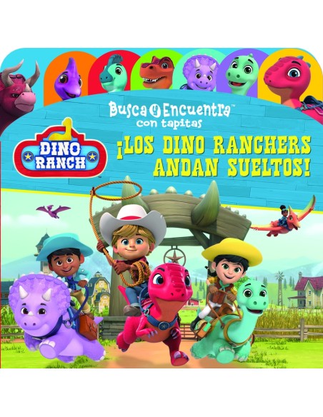 LOS DINO RANCHERS ANDAN SUELTOS BUSCA Y ENCUENTRA CON TAPITAS DINO RANCHERS